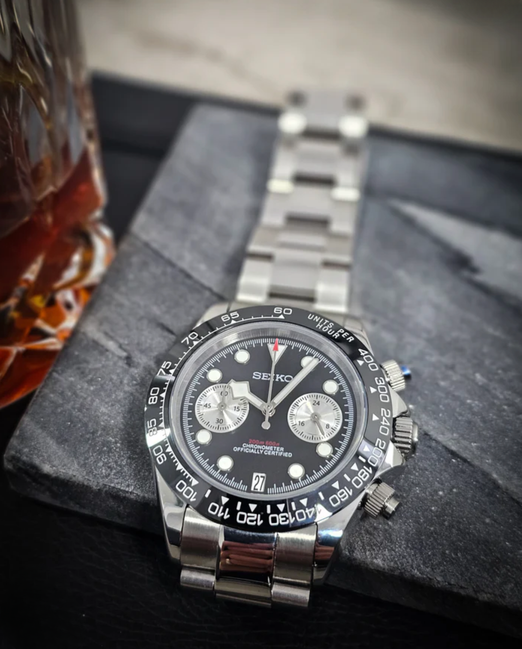 SEIKOBLACKBAY CHRONO | MONOCHROME RACER