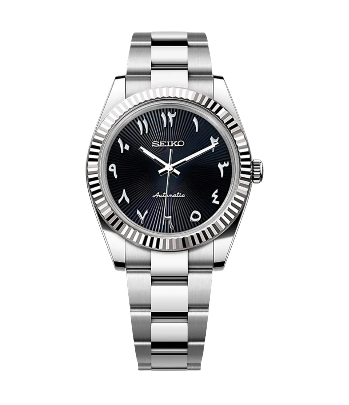 SEIKOJUST FLUTED | ARABIC BLACK