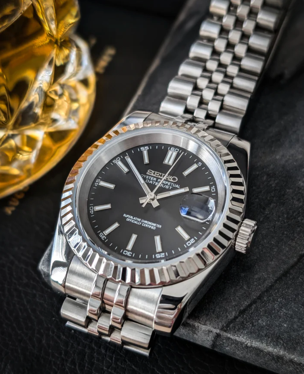 SEIKOJUST FLUTED | CLASSIC BLACK