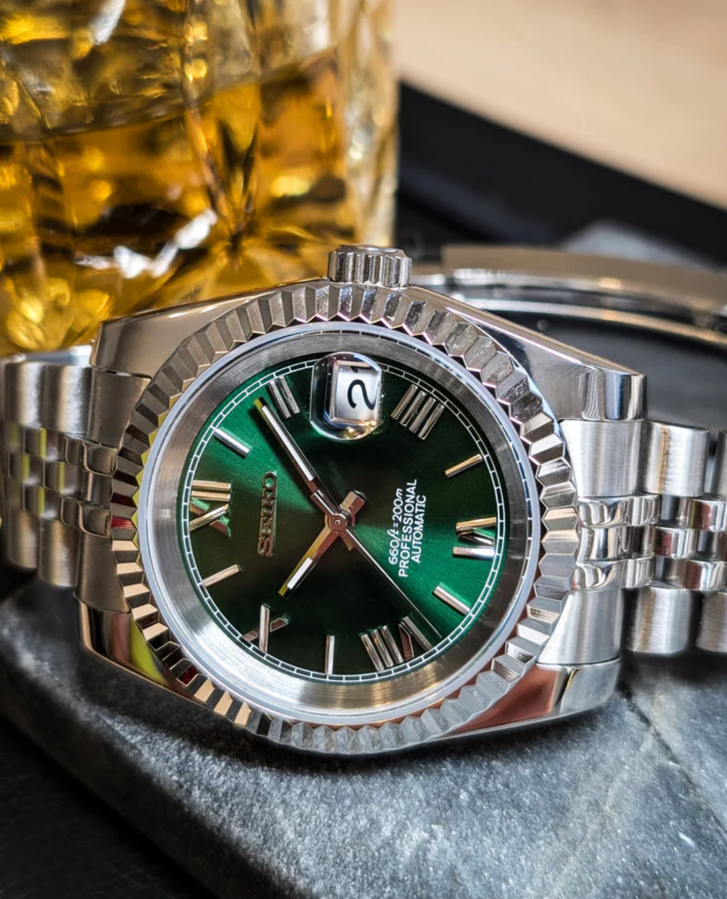 SEIKOJUST FLUTED | ROMAN GREEN