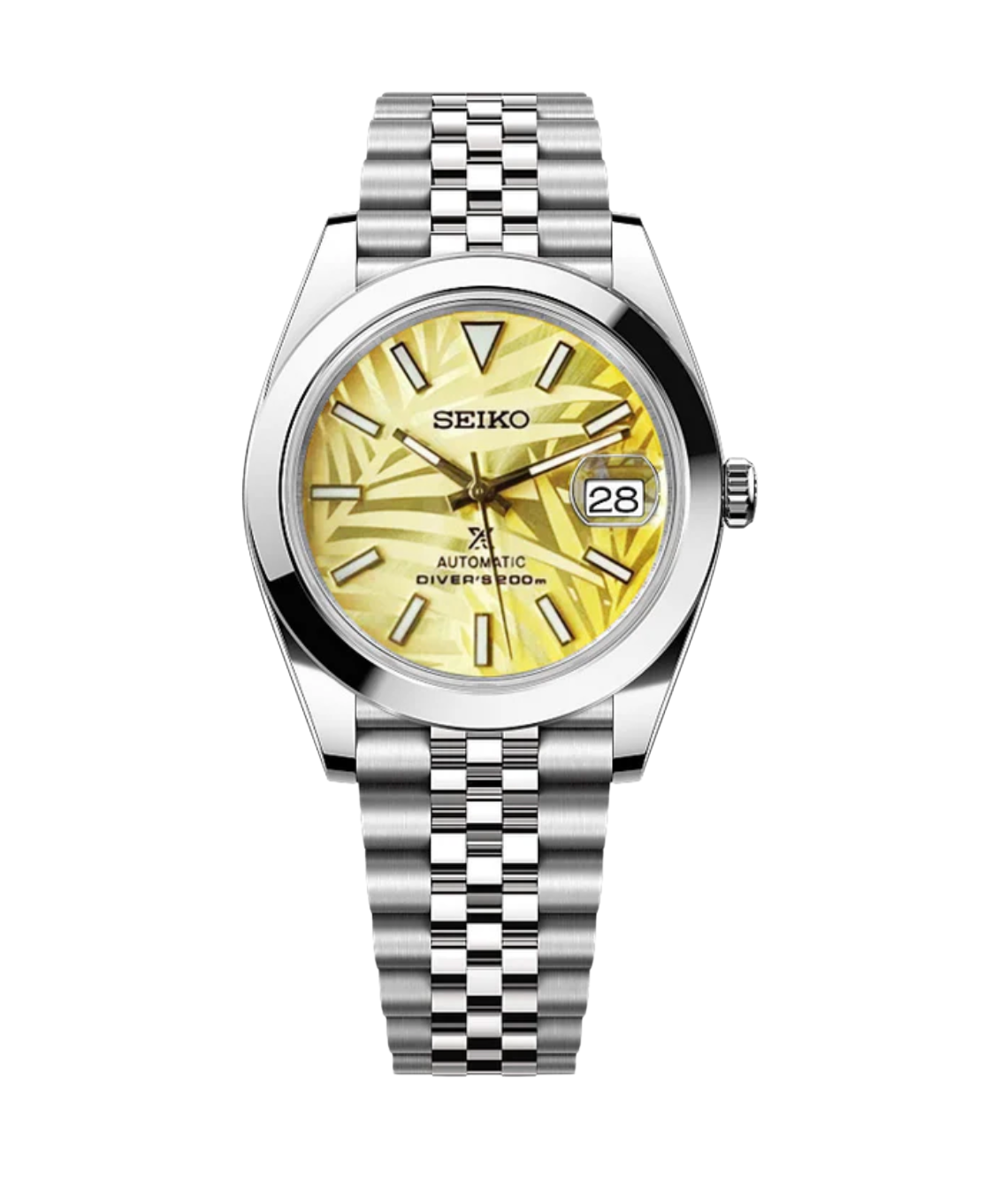 SEIKOJUST FLUTED | PALM LEAVES YELLOW