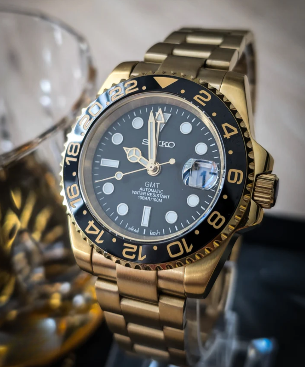 SEIKOGMT | BLACK GOLD