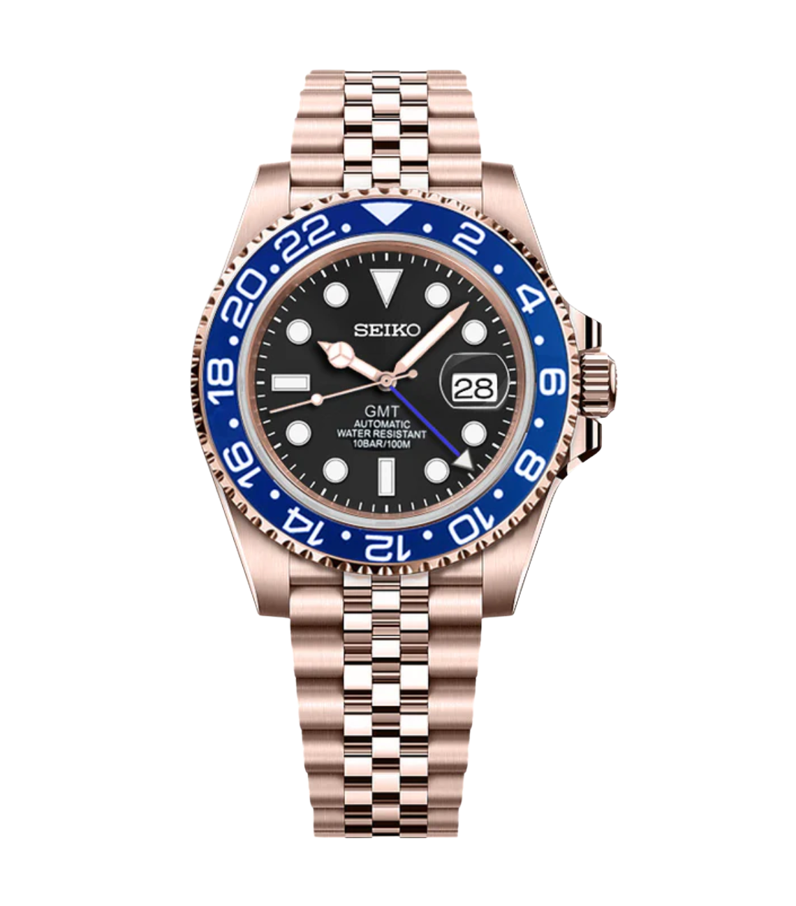 SEIKOGMT | ROSE GOLD BLUEBERRY