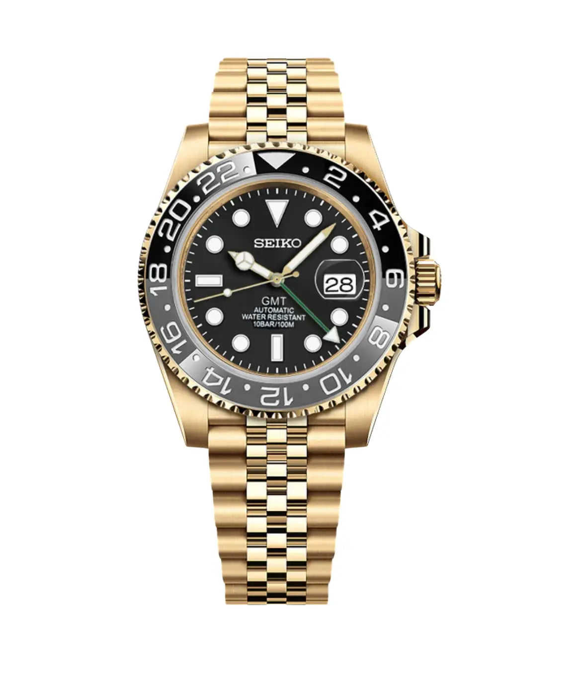 SEIKOGMT | GOLD BRUCE WAYNE