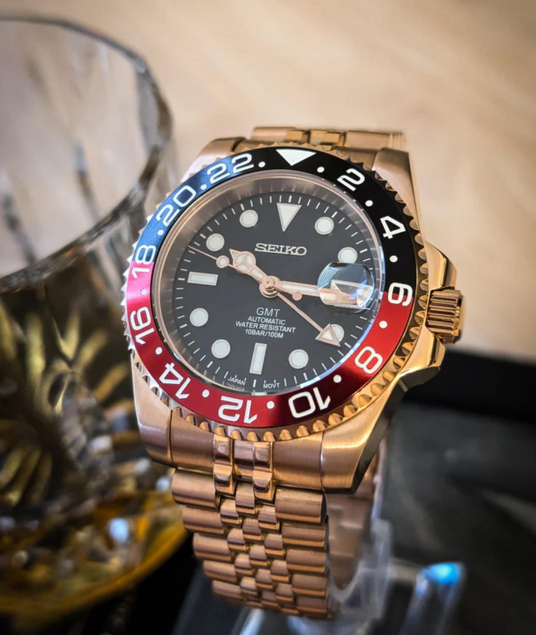 SEIKOGMT | ROSE GOLD COKE