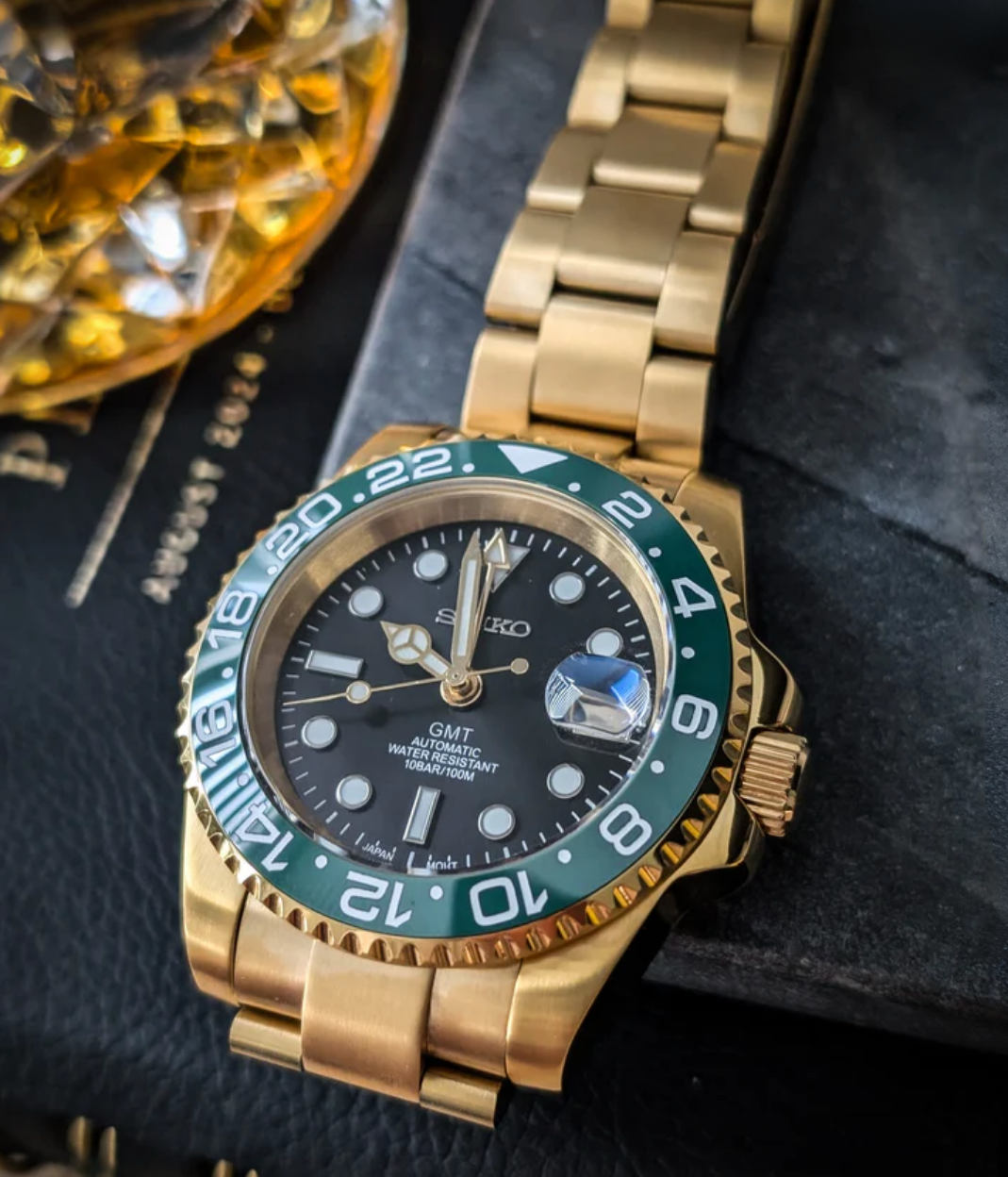 SEIKOGMT | GOLD KERMIT