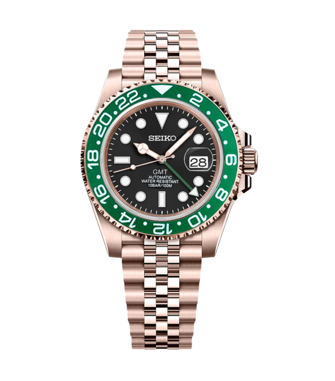 SEIKOGMT | ROSE GOLD KERMIT