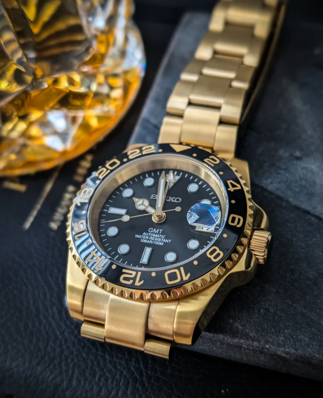 SEIKOGMT | BLACK GOLD