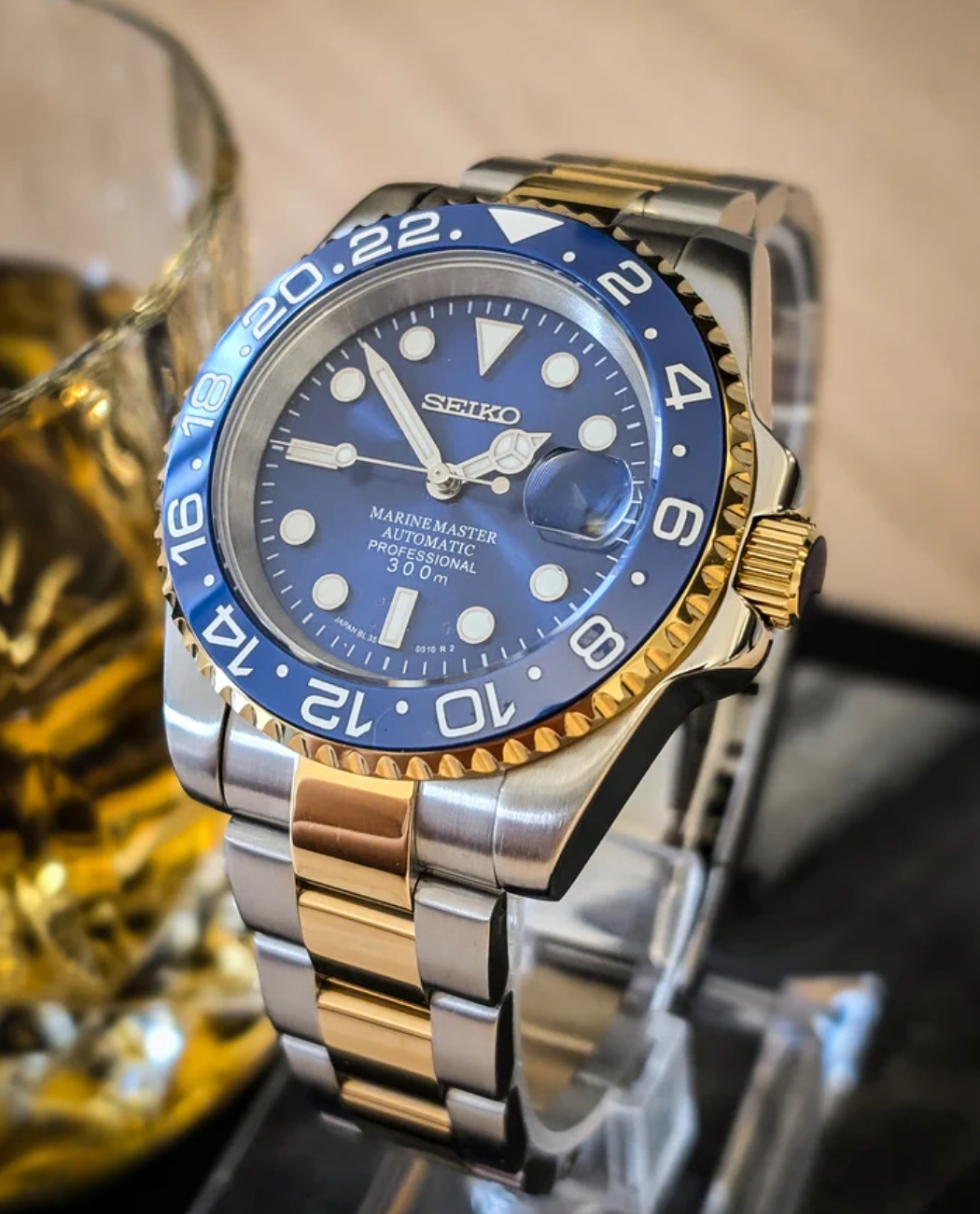 SEIKOSUB 24H | BLUSY TWOTONE GOLD