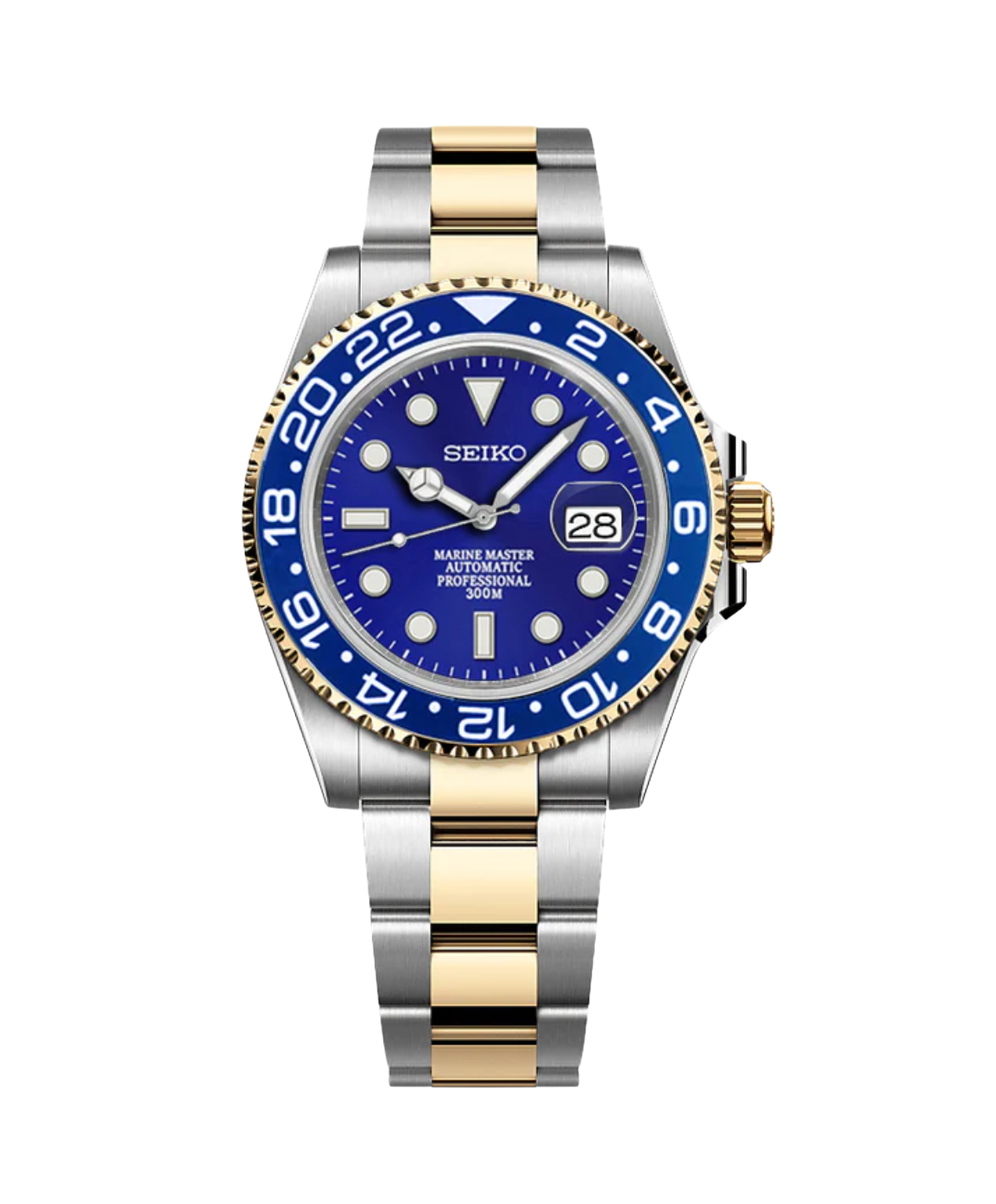 SEIKOSUB 24H | BLUSY TWOTONE GOLD