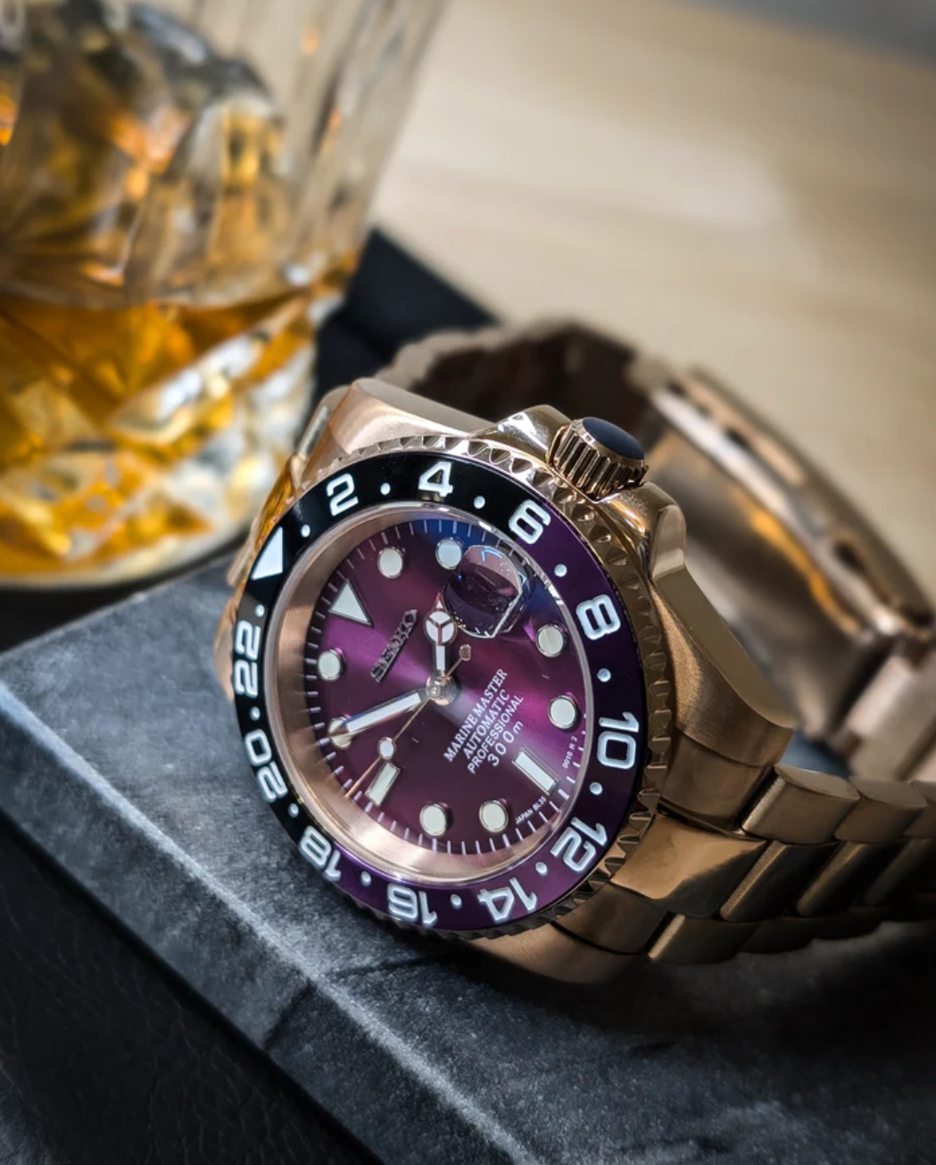 SEIKOSUB 24H | PURPLE JOKER ROSE GOLD