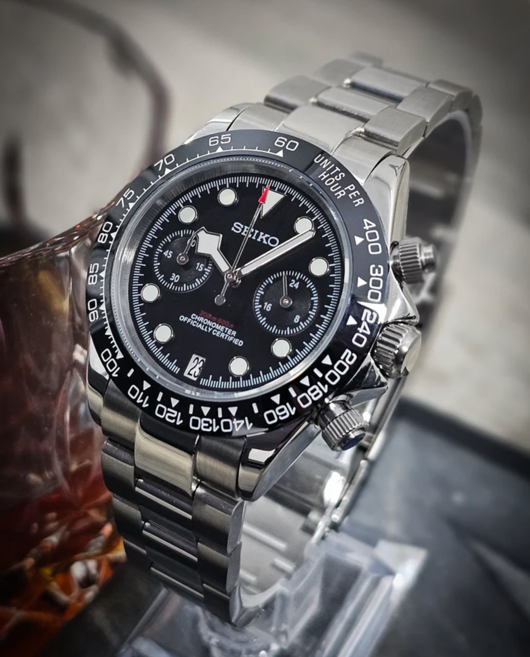 SEIKOBLACKBAY CHRONO | BLACK