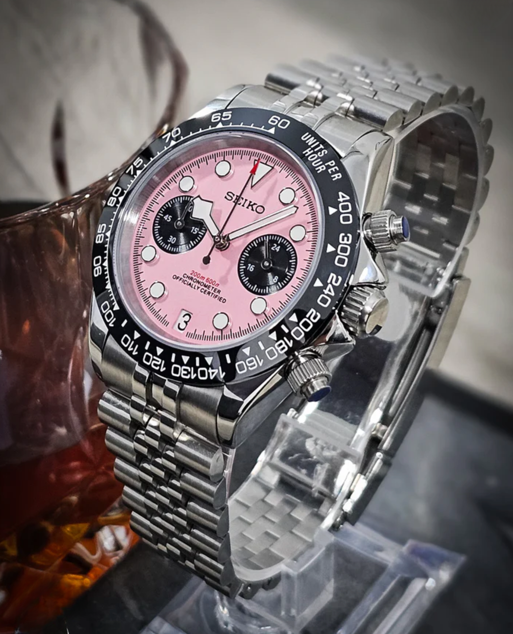 SEIKOBLACKBAY CHRONO | MIAMI PINK