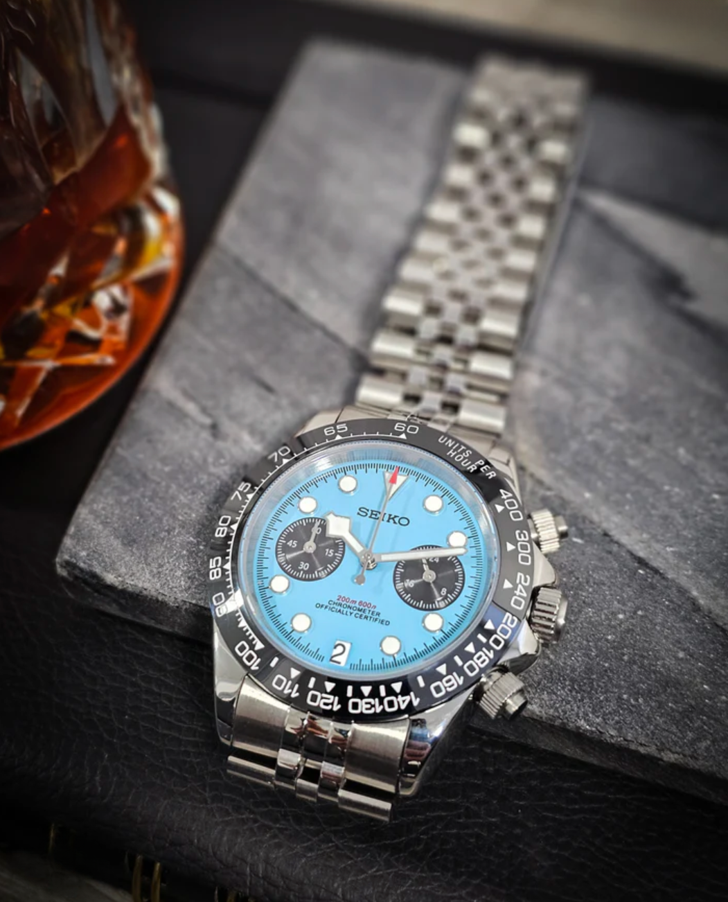 SEIKOBLACKBAY CHRONO | CABANA BLUE