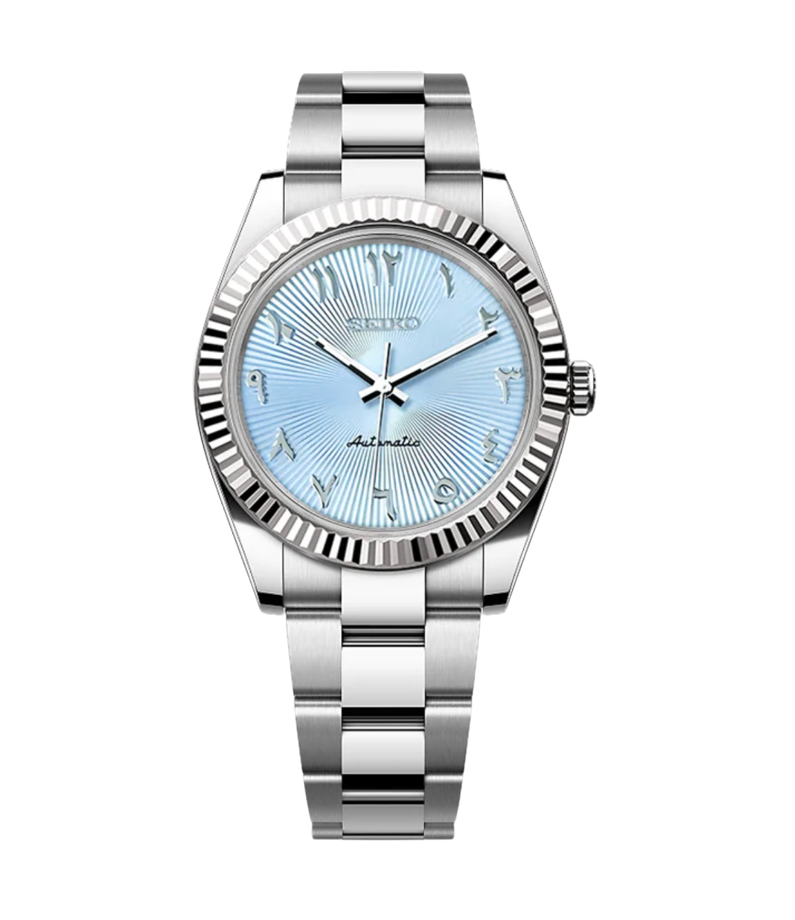 SEIKOJUST FLUTED | ARABIC ICE BLUE