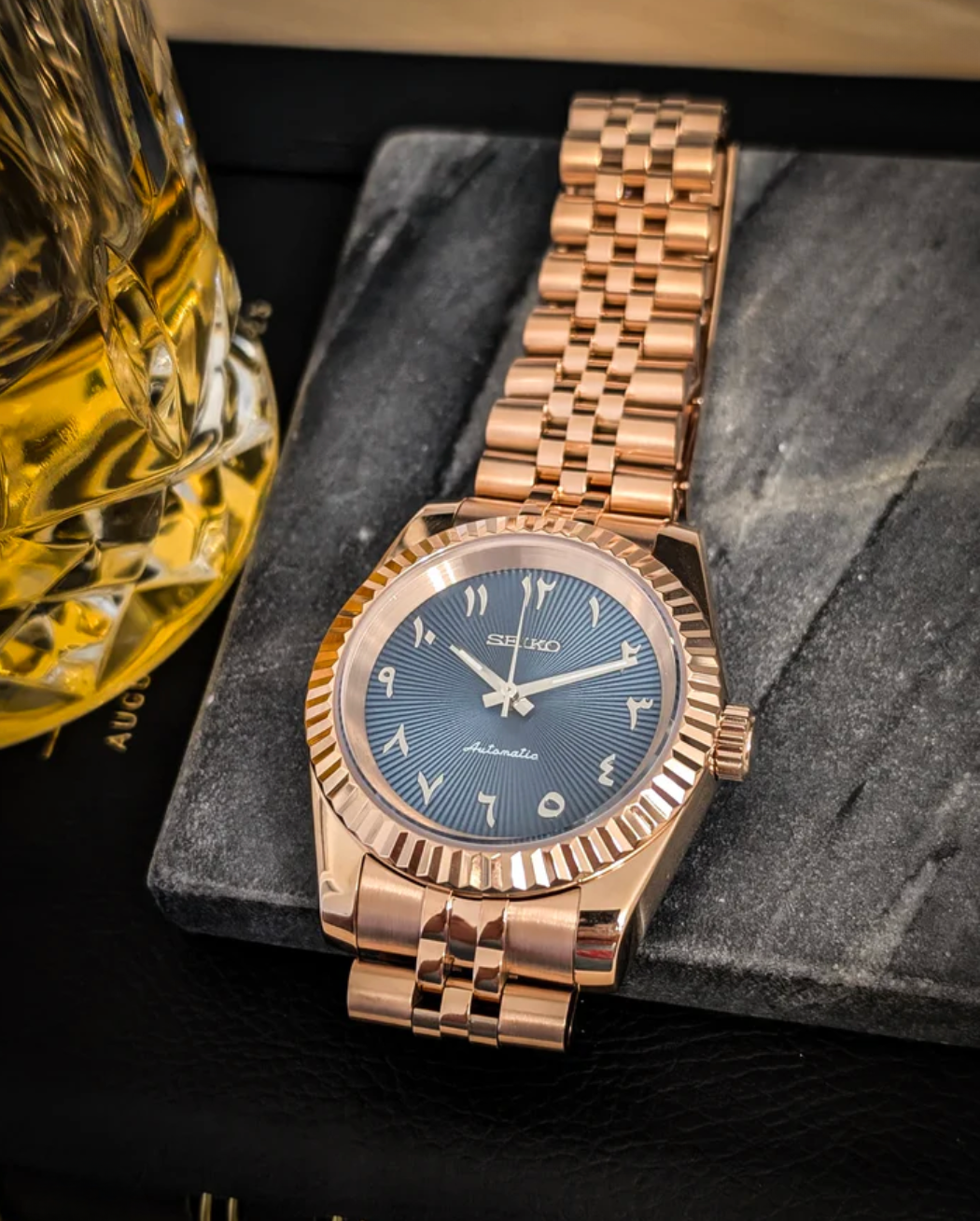 SEIKOJUST FLUTED | ARABIC SEA BLUE RG
