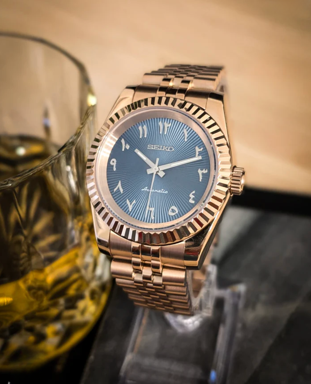 SEIKOJUST FLUTED | ARABIC SEA BLUE RG