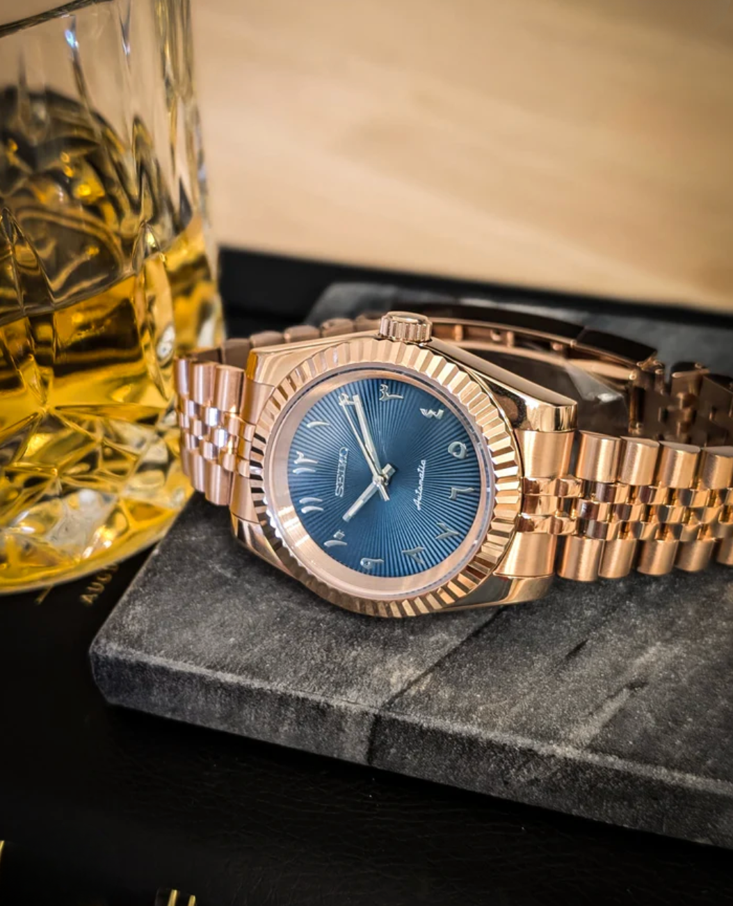 SEIKOJUST FLUTED | ARABIC SEA BLUE RG