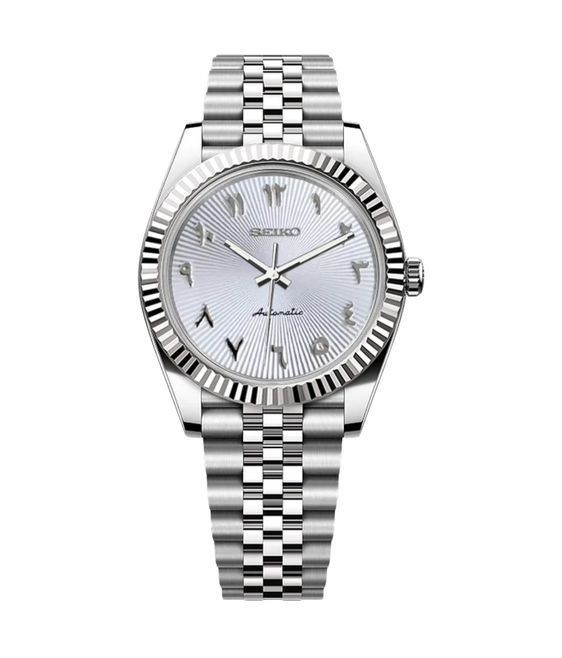 SEIKOJUST FLUTED | ARABIC WHITE