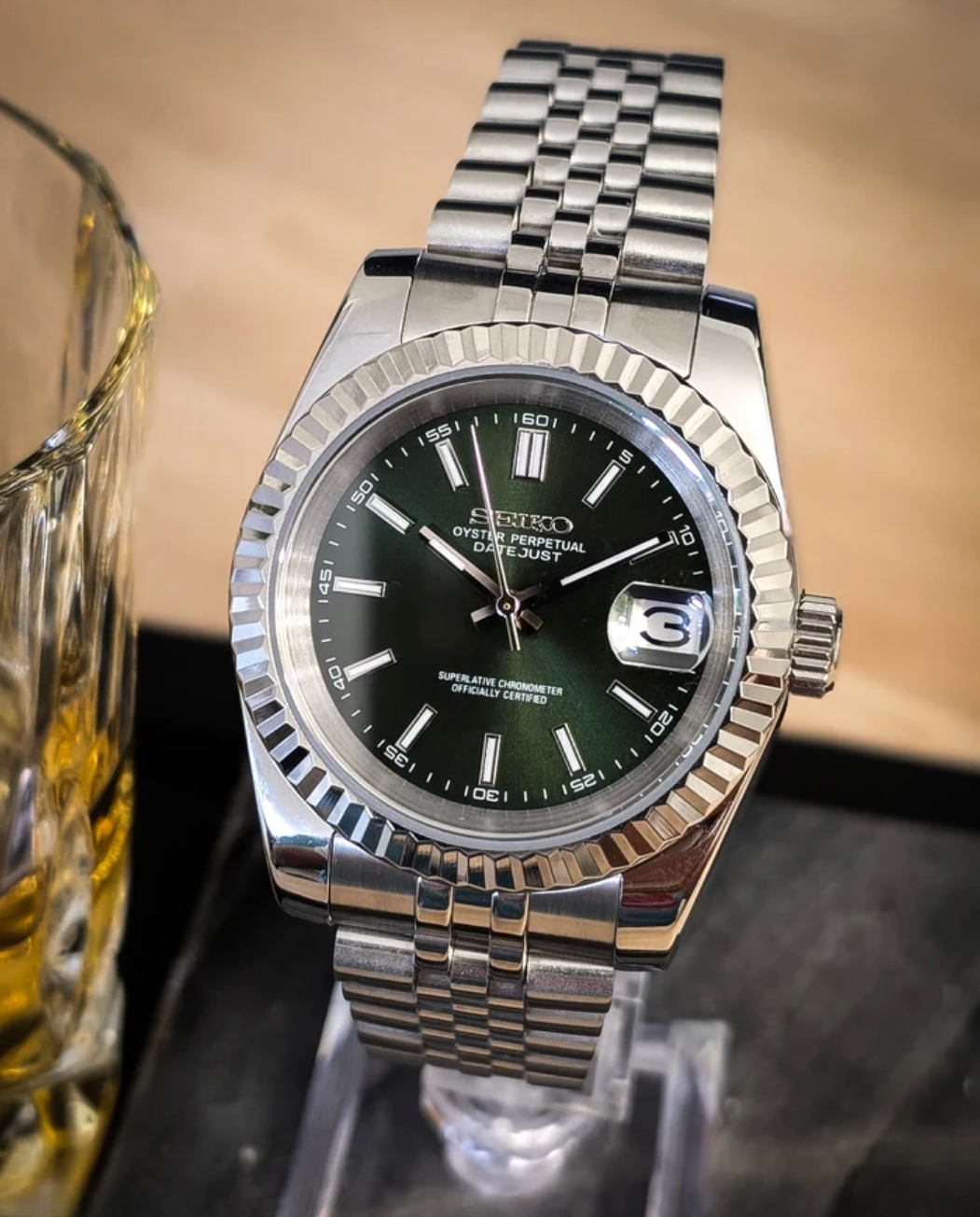 SEIKOJUST FLUTED | FOREST GREEN