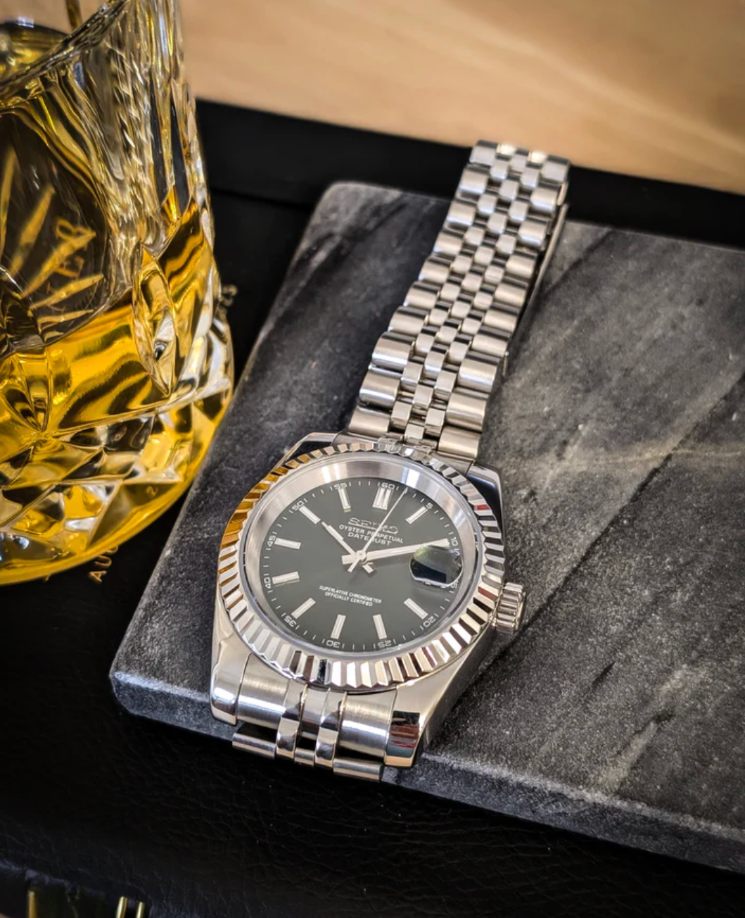 SEIKOJUST FLUTED | FOREST GREEN