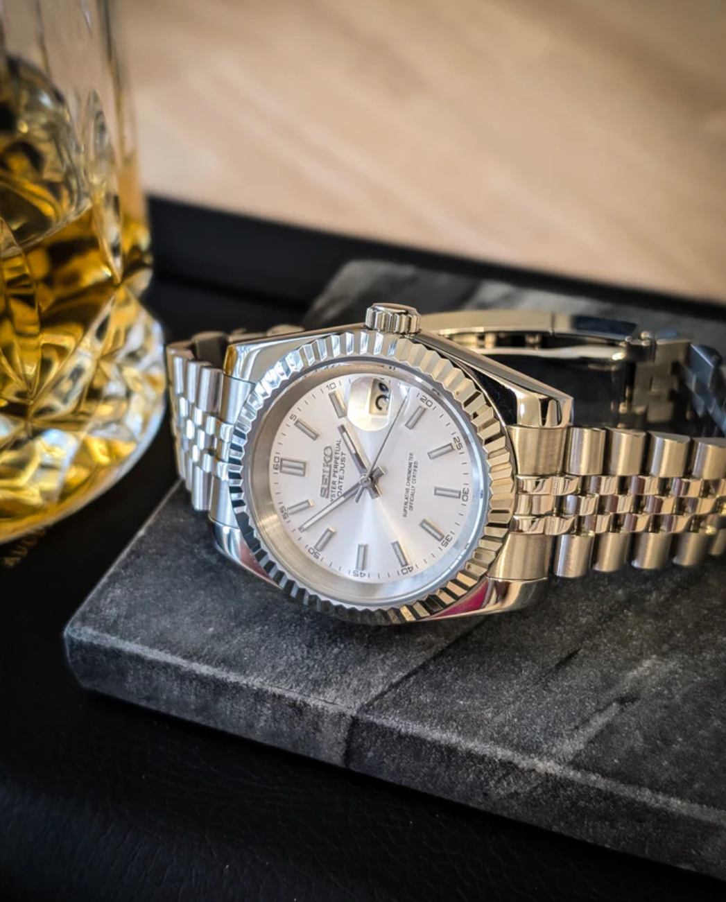 SEIKOJUST FLUTED | CLASSIC SILVER