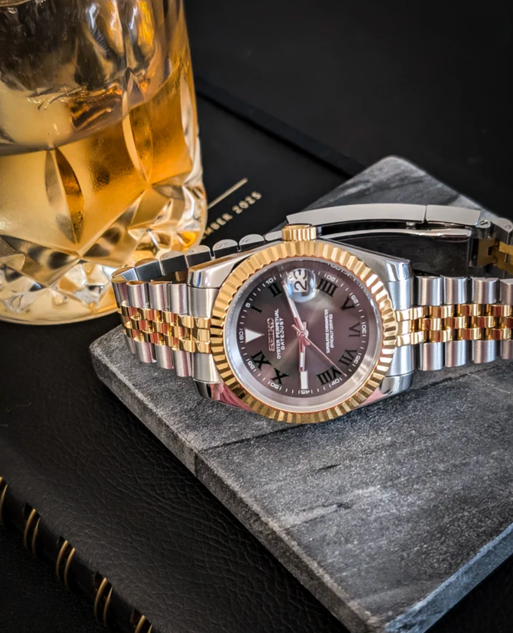 SEIKOJUST FLUTED | TWOTONE GOLD WIMBLEDON