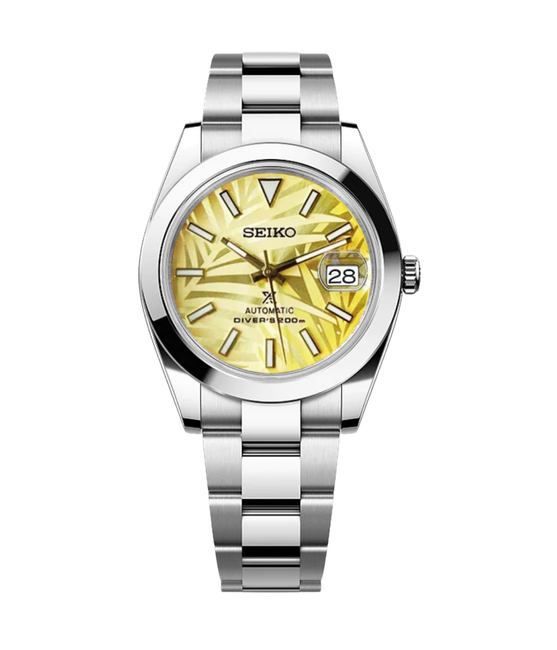 SEIKOJUST FLUTED | PALM LEAVES YELLOW
