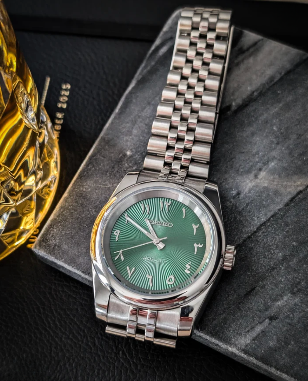 SEIKOJUST FLUTED | ARABIC GREEN