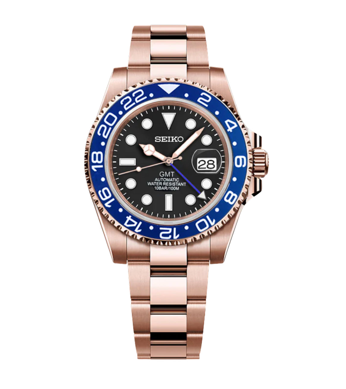 SEIKOGMT | ROSE GOLD BLUEBERRY