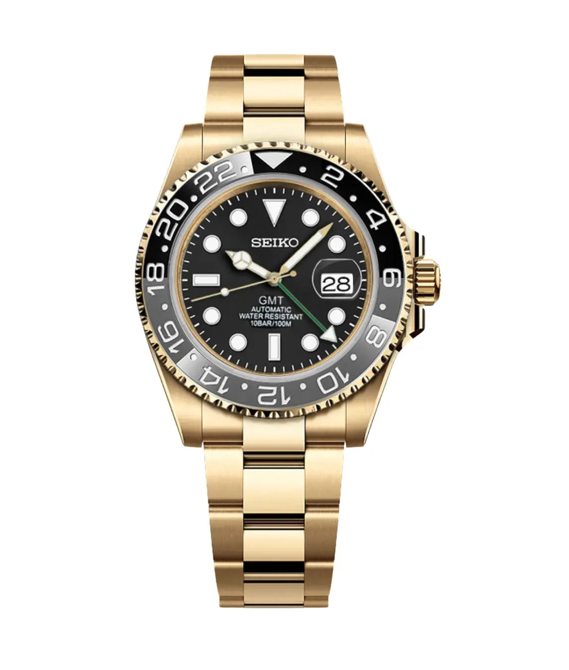 SEIKOGMT | GOLD BRUCE WAYNE