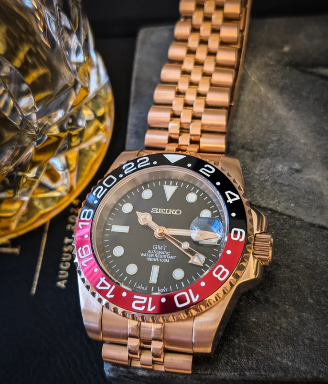 SEIKOGMT | ROSE GOLD COKE