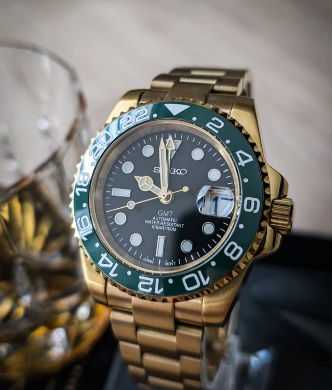 SEIKOGMT | GOLD KERMIT