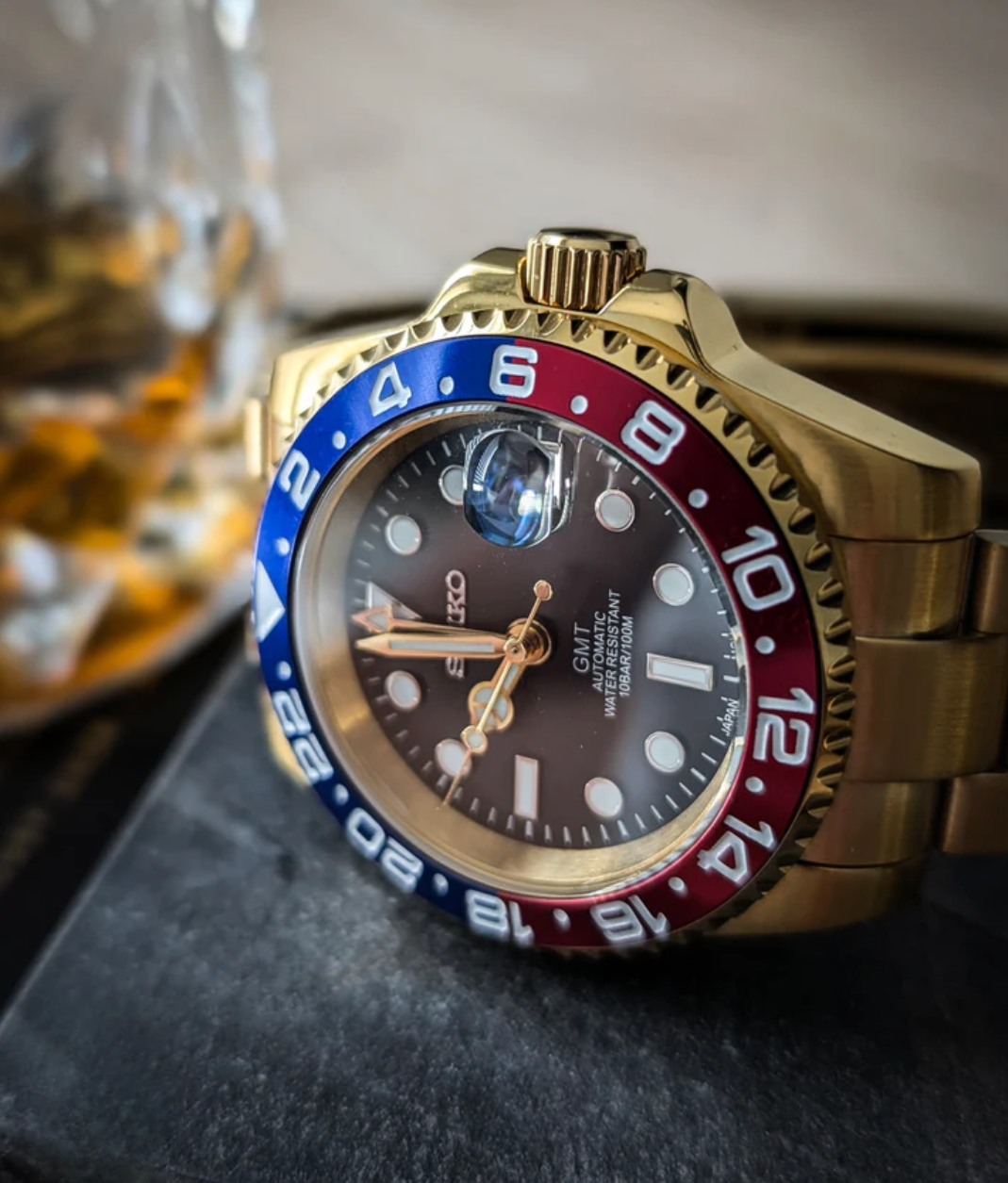 SEIKOGMT | GOLD PEPSI