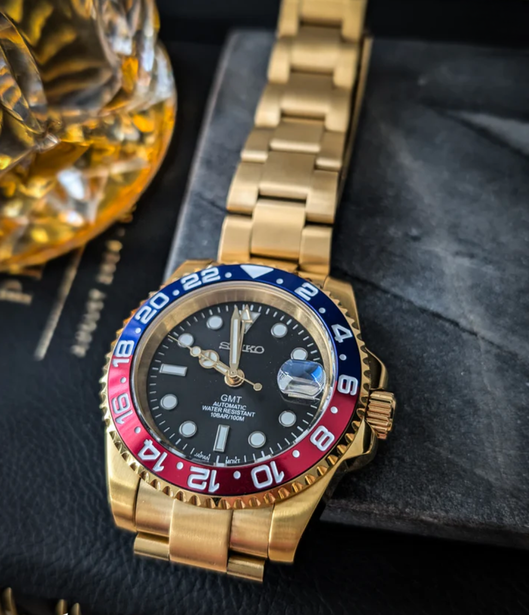 SEIKOGMT | GOLD PEPSI