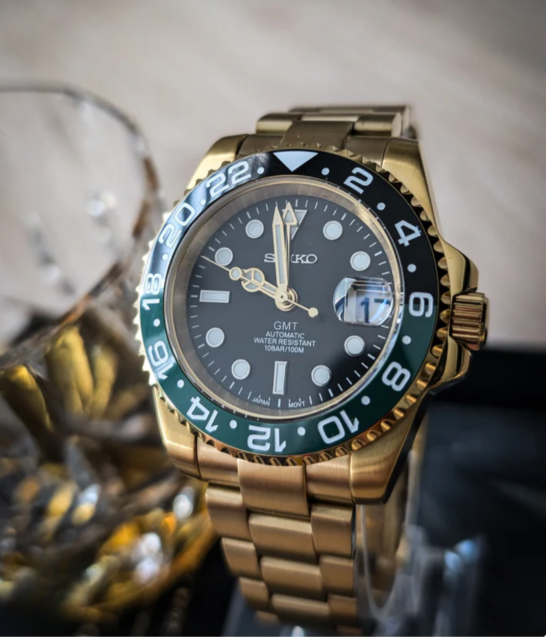 SEIKOGMT | GOLD SPRITE