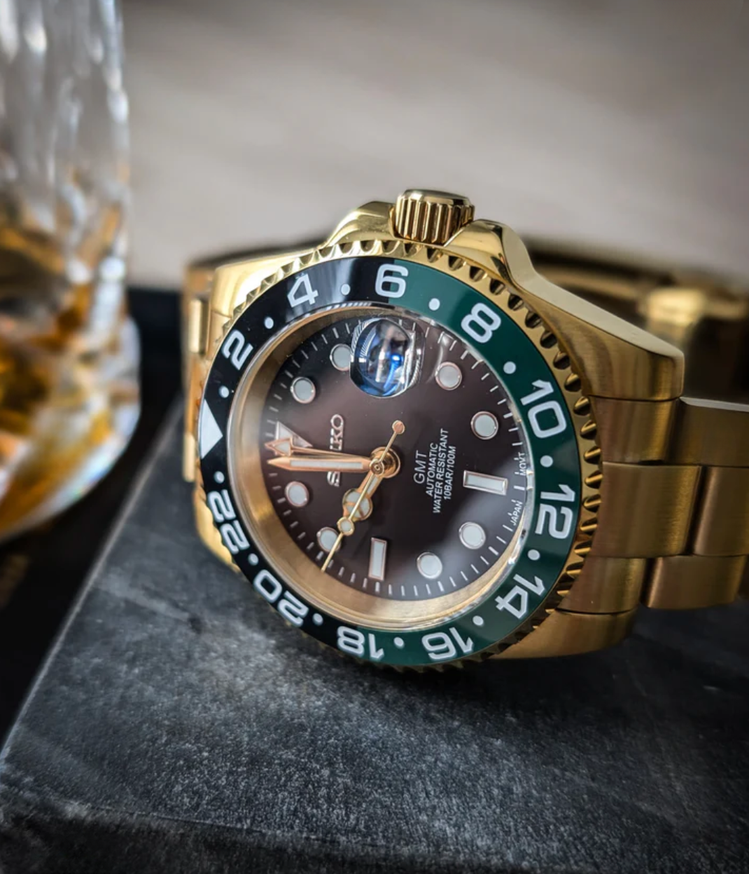 SEIKOGMT | GOLD SPRITE