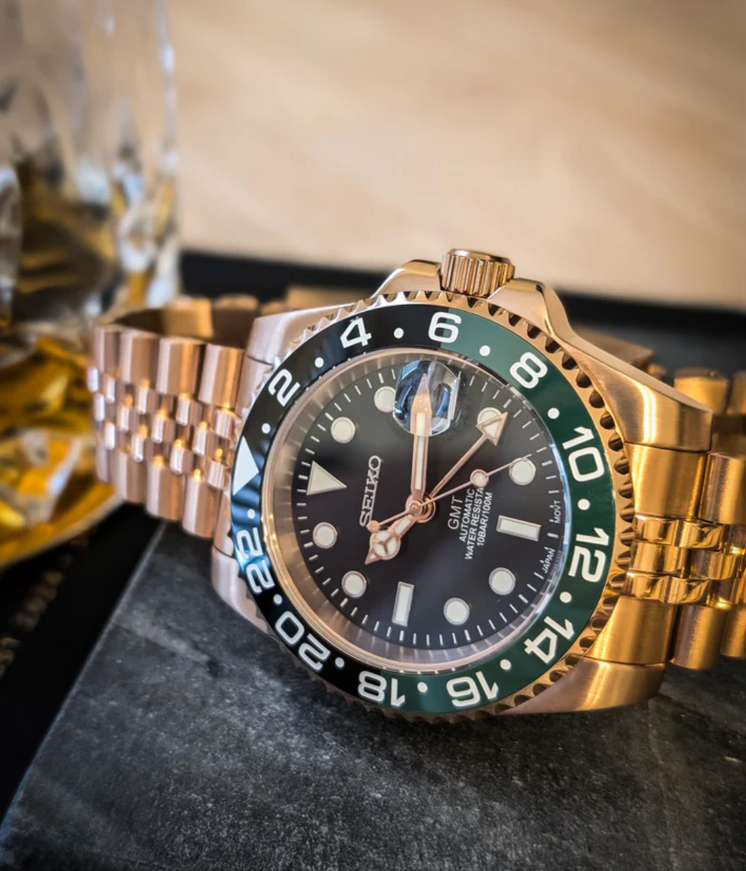 SEIKOGMT | ROSE GOLD SPRITE