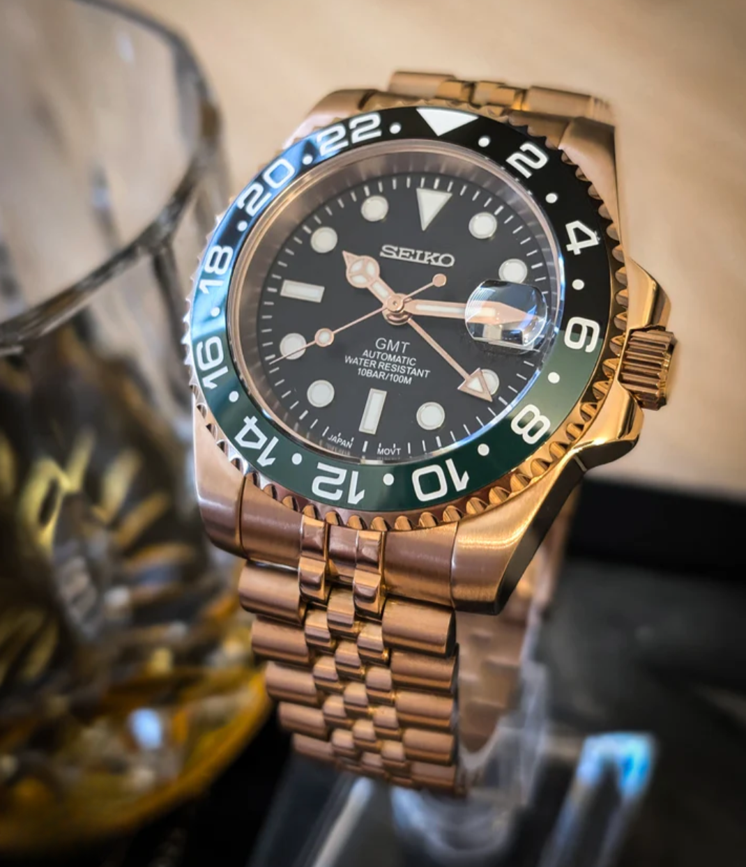 SEIKOGMT | ROSE GOLD SPRITE