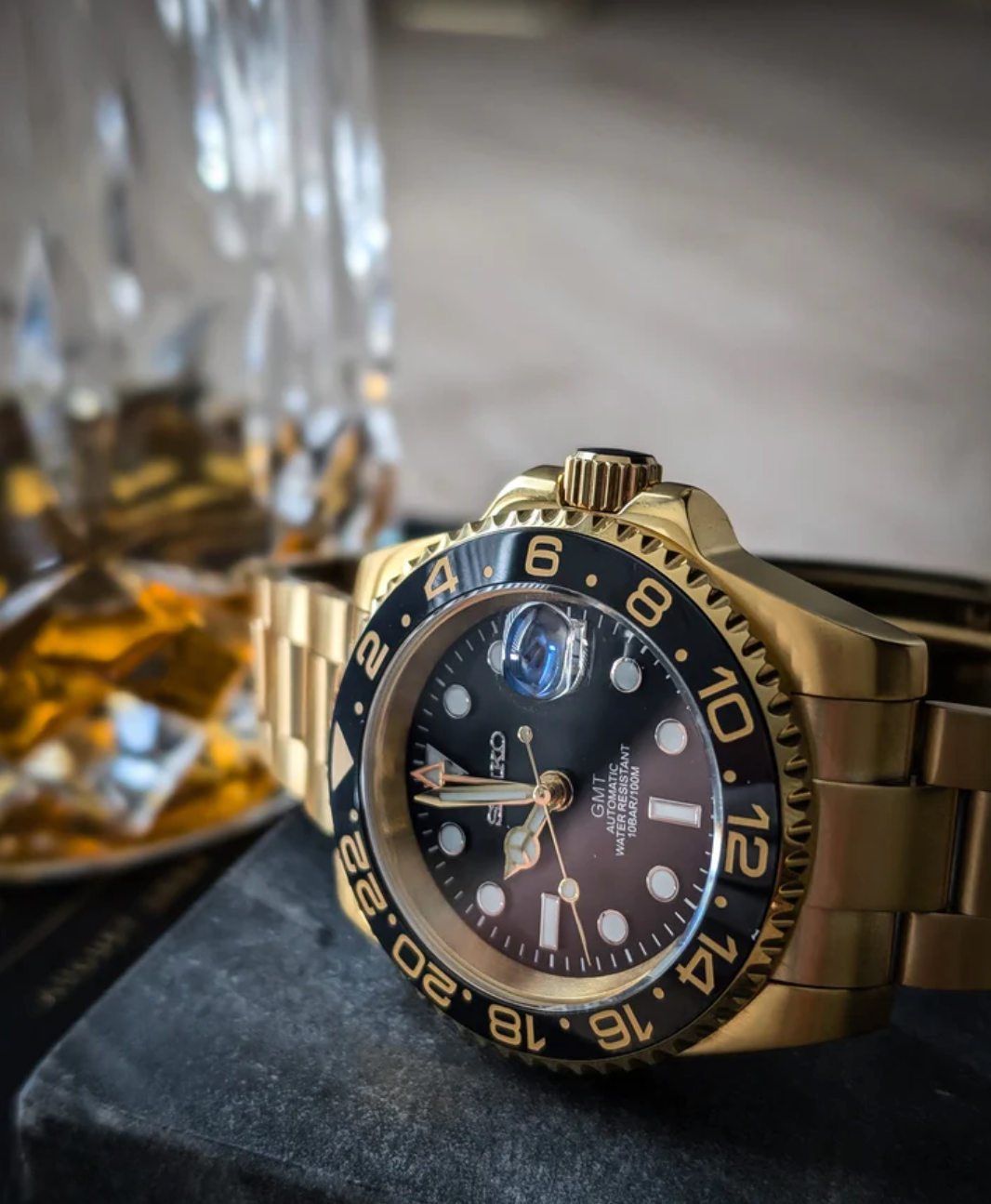 SEIKOGMT | BLACK GOLD