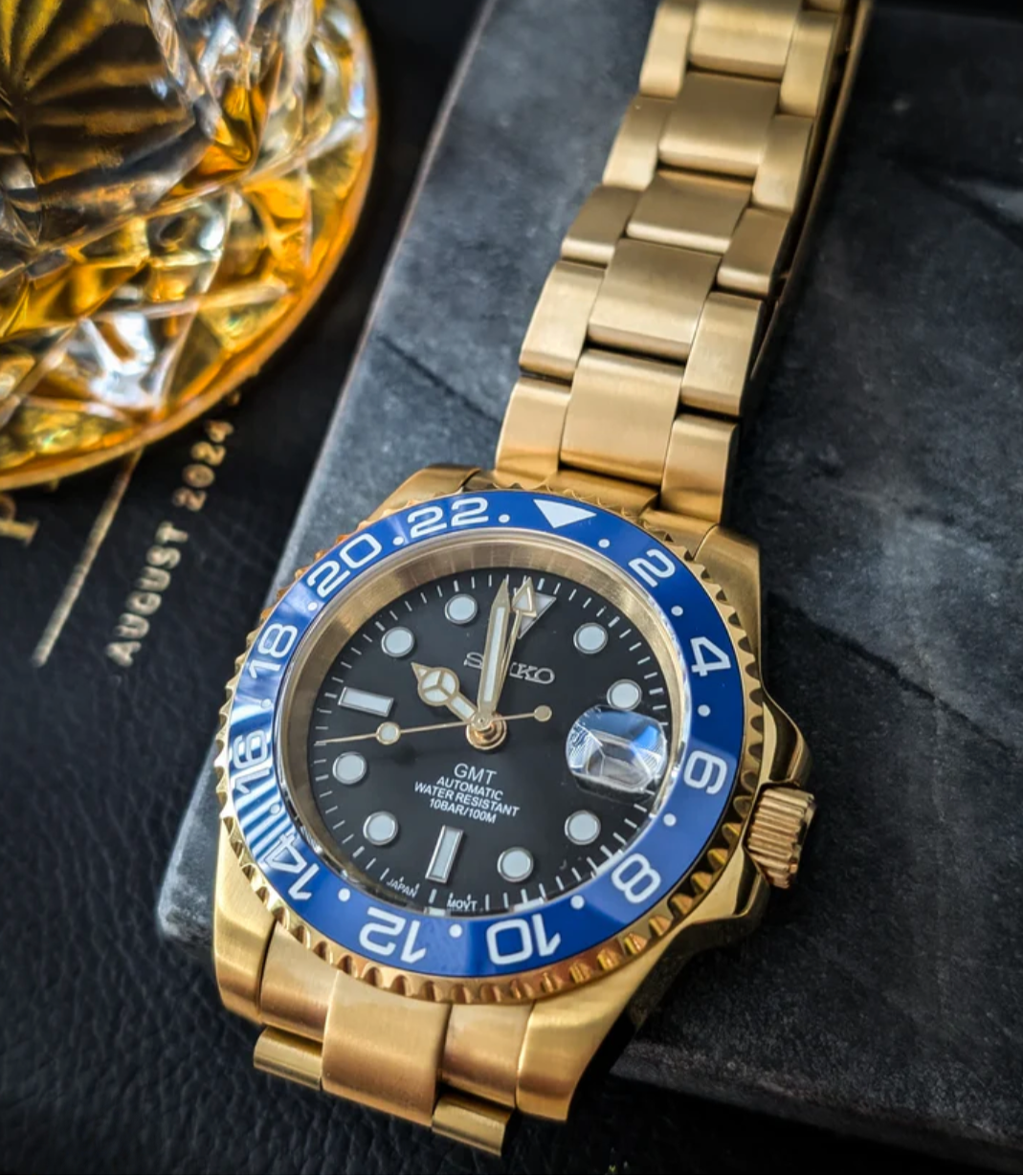 SEIKOGMT | GOLD BLUEBERRY