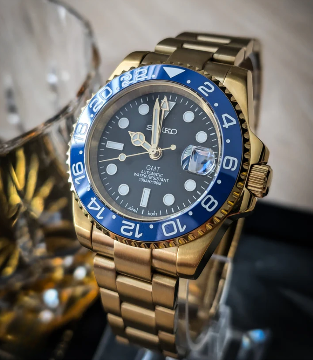 SEIKOGMT | GOLD BLUEBERRY